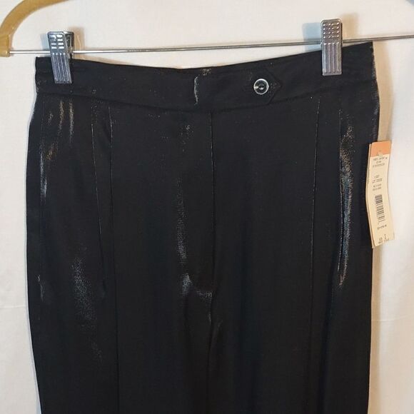 Harve' Bemard Black Petite Slacks - Picture 2 of 9